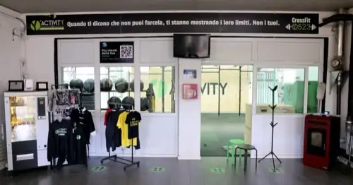 Ingresso alla sala allenamento